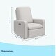 preview thumbnail 39 of 60, Graco Teddi Power Recliner Swivel Glider with USB