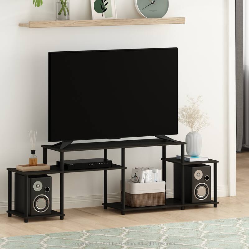 Furinno Turn-N-Tube Handel TV Stand for TV up to 55 Inch