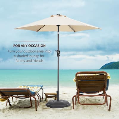 Ainfox 7.5ft Outdoor Patio Umbrella Without Base