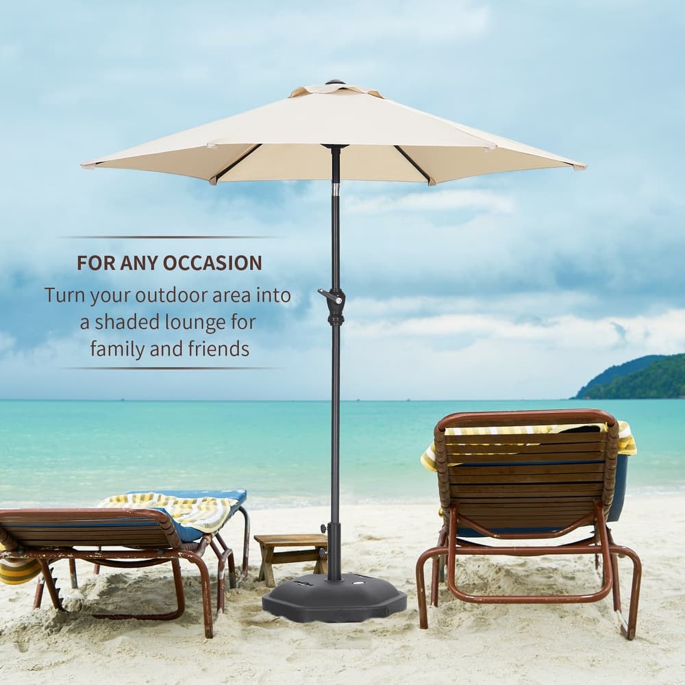 Ainfox 7.5ft Outdoor Patio Umbrella Without Base