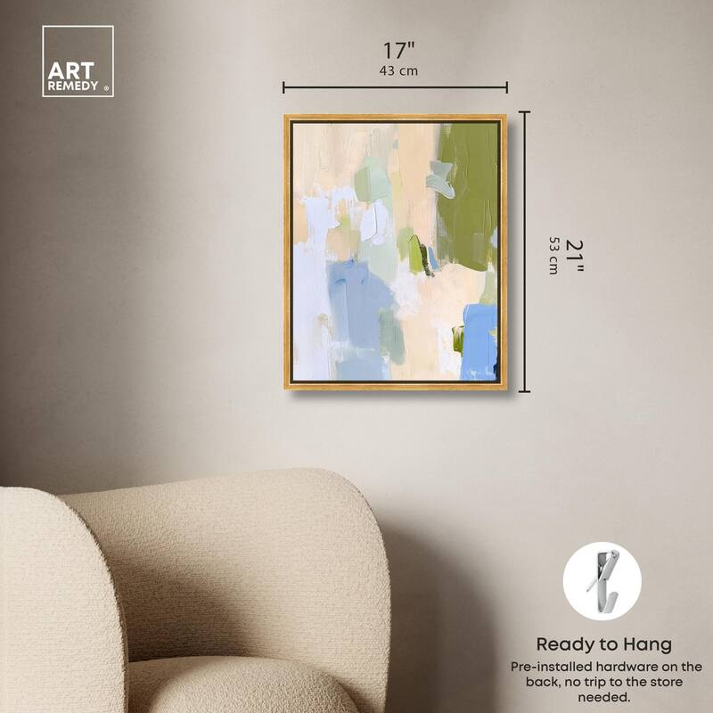 Clover Frost Canvas by Art Remedy