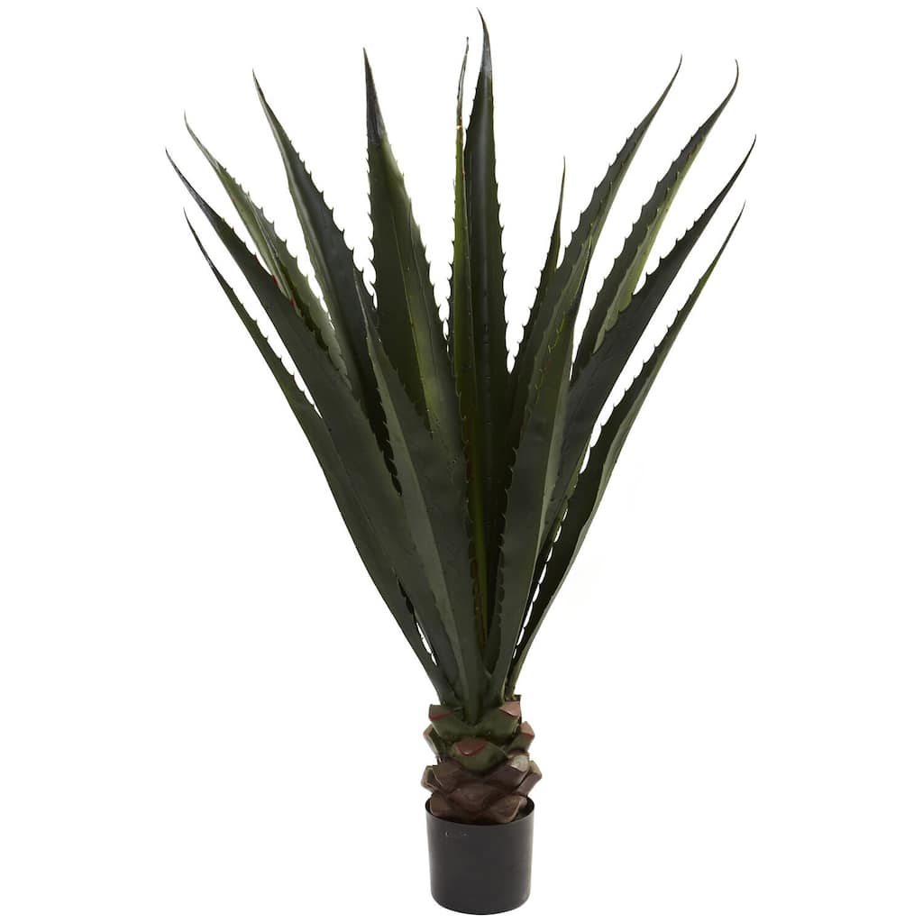 52 Inch Giant Tuscan Olive Tree Plant - Artificial Indoor Outdoor Decor - 4.33ft.