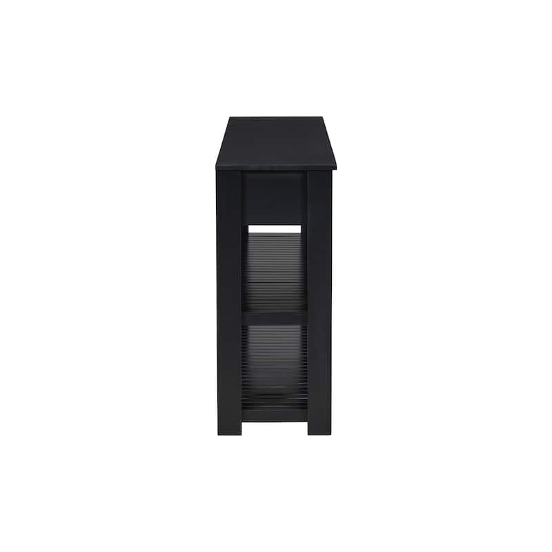 Styli Entryway Console Table with 4 Drawers and 2 Shelves