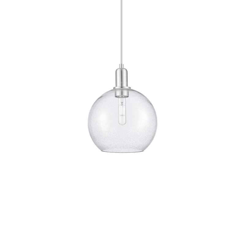 Innovations Lighting 716-1P-13-10 Athens Pendant Athens 10" Wide Mini - Brushed Satin Nickel / Seedy