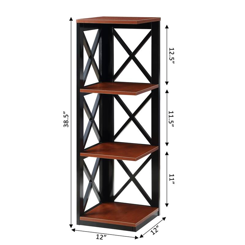 Convenience Concepts Oxford 3 Tier Corner Bookcase