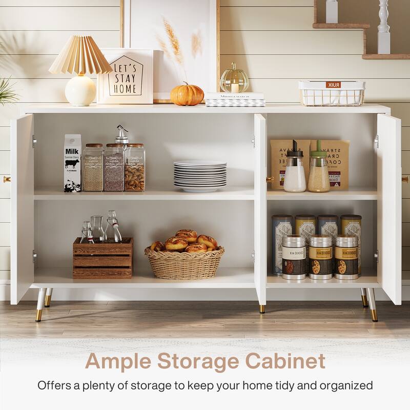 59.06-Inch Sideboard Buffet Cabinet with 3 Doors
