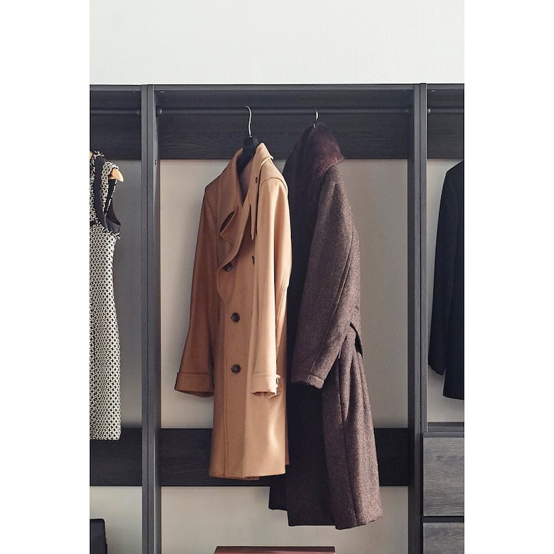Prosper Gray Freestanding Walk in Wood Closet System