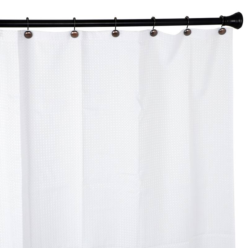 Utopia Alley Shower Hooks - Rust Resistant Roller Shower Curtain Hooks for Shower Curtain - Set of 12