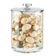 preview thumbnail 36 of 37, mDesign Round Storage Apothecary Canister for Bathroom, 2 Pack