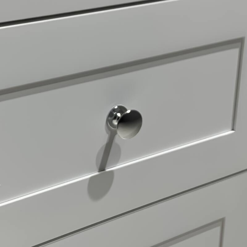 Anmytek White Nightstand with USB Charging Ports 3 Drawer Bedside Table Power Outlet Modern