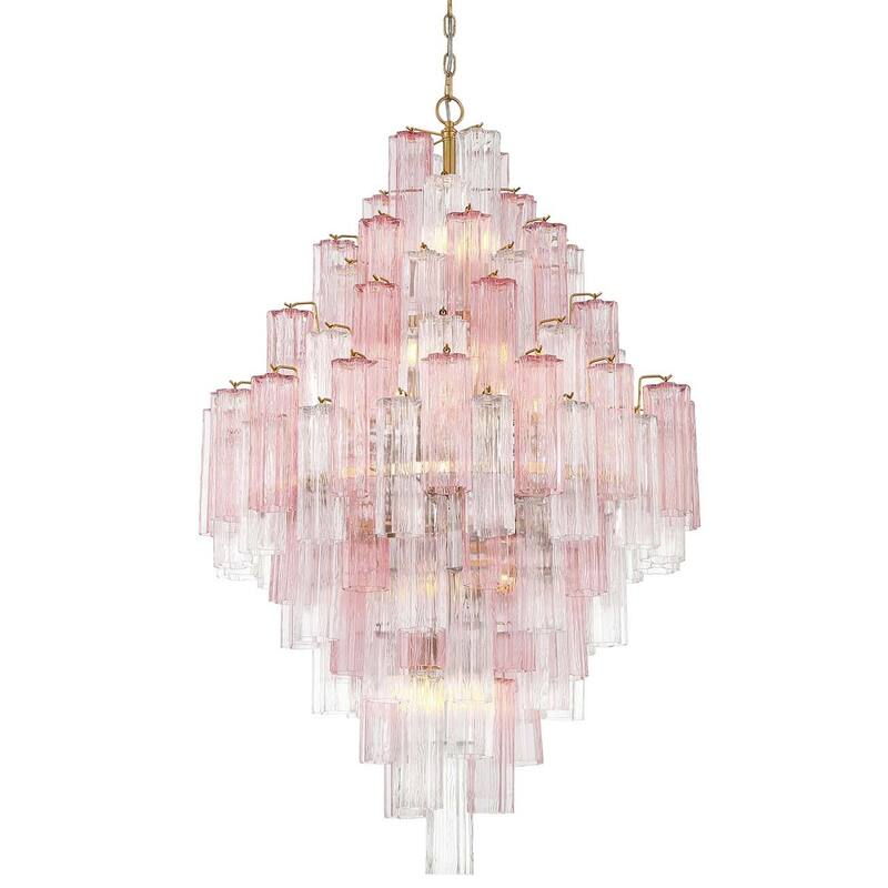 Crystorama Lighting Group ADD-319-SP Addis 20 Light 32" Wide - Aged Brass