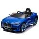 preview thumbnail 7 of 58, Licensed BMW I4,12v Kids ride on car 2.4G W/Parents Remote Control Blue