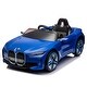 preview thumbnail 7 of 78, Licensed BMW I4 Kids Ride-On Car with Remote Control, 12V Battery, and LED Lights