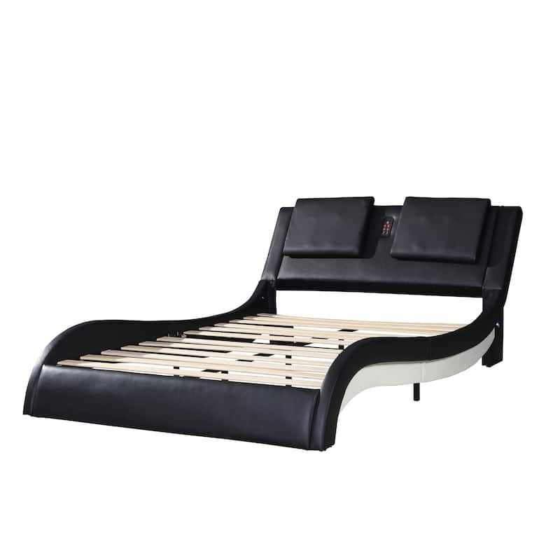 Luxurious Modular Smart Bed with Bluetooth Speaker System and Vibration Massage- Queen/king Size