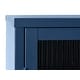 preview thumbnail 7 of 5, Rye Studio Brianne Modern Metal & Glass 55" Display Cabinet
