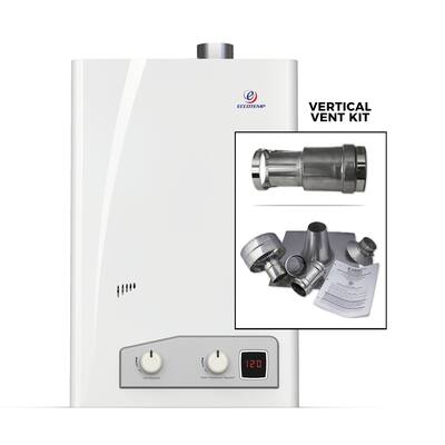 Eccotemp FVI12 Indoor 4.0 GPM Natural Gas Tankless Water Heater Vertical Bundle