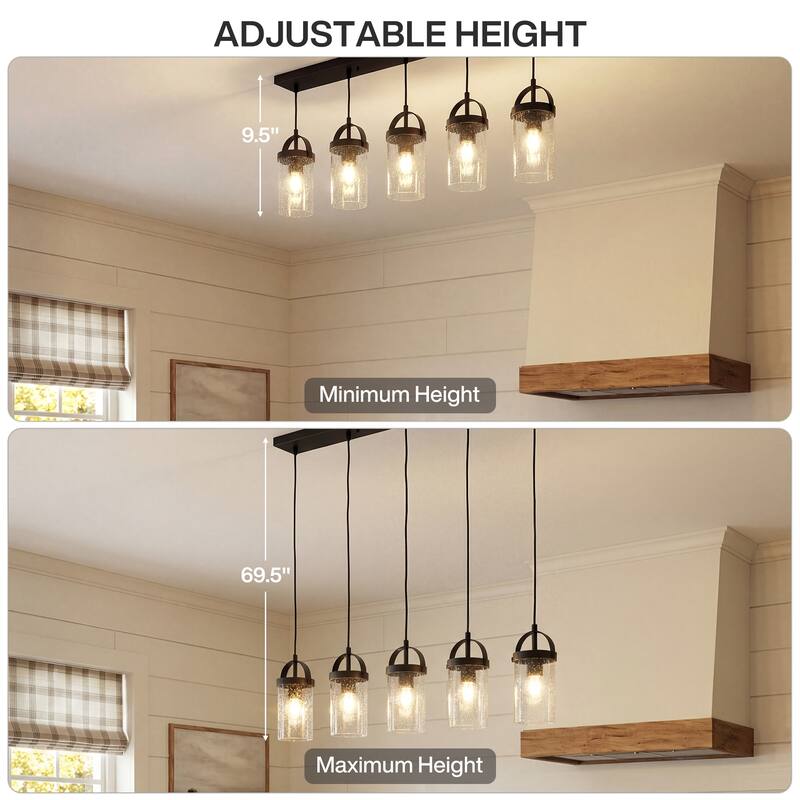 5 - Light Kitchen Island Pendant