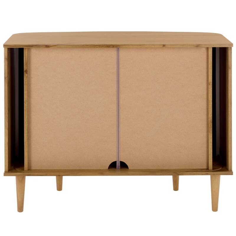 SAFAVIEH Home Sabby Tambour Door Compact Sideboard/TV Stand - 39"W x 20"D x 32"H