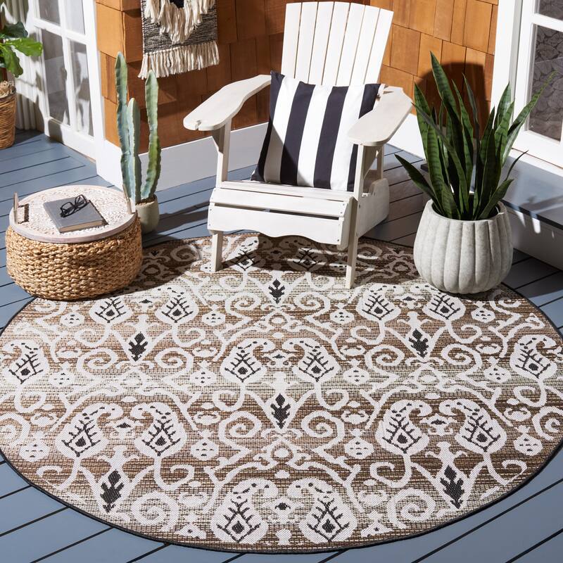 SAFAVIEH Havana Annet Geometric Indoor/ Outdoor Waterproof Rug