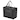 Insulated Reusable Grocery Shopping Bag with Pocket Black
