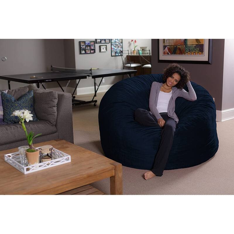 6-foot Memory Foam Bean Bag Chair