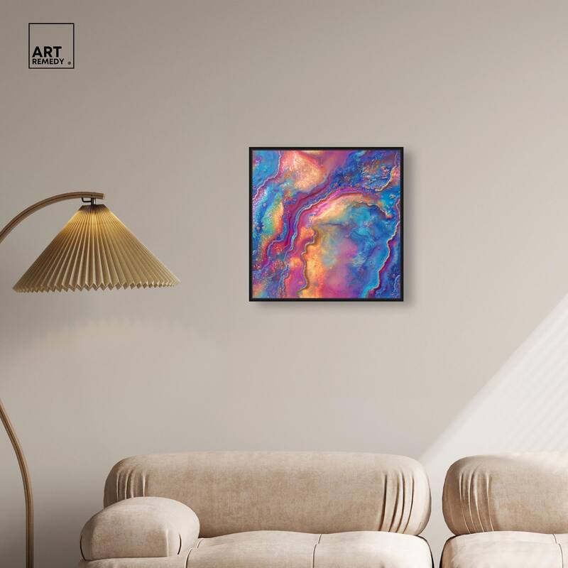 Glittering Spectrum II Canvas by Art Remedy