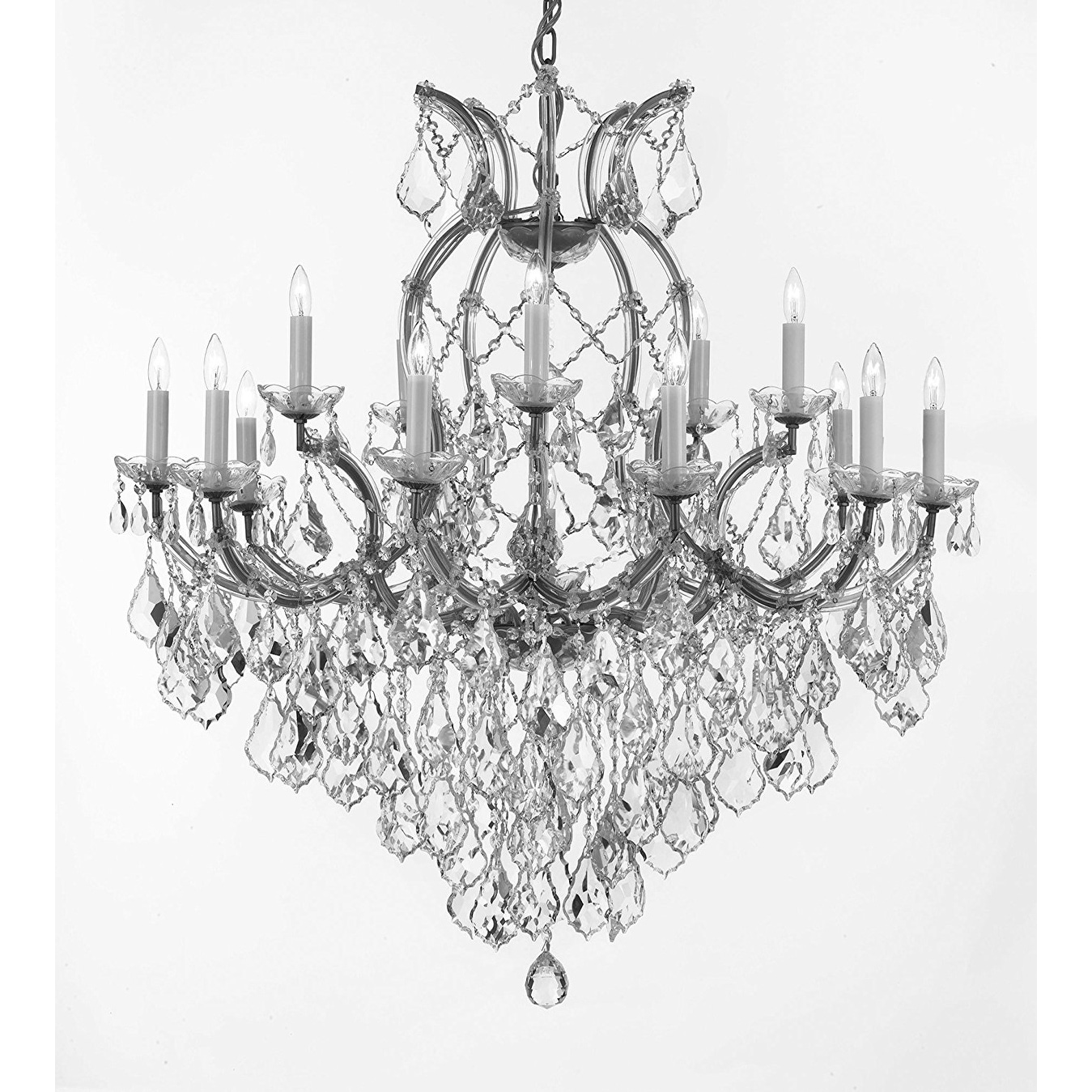 Maria Theresa Chandelier Crystal Fixture - Chandeliers For Bedrooms by Overstock.com