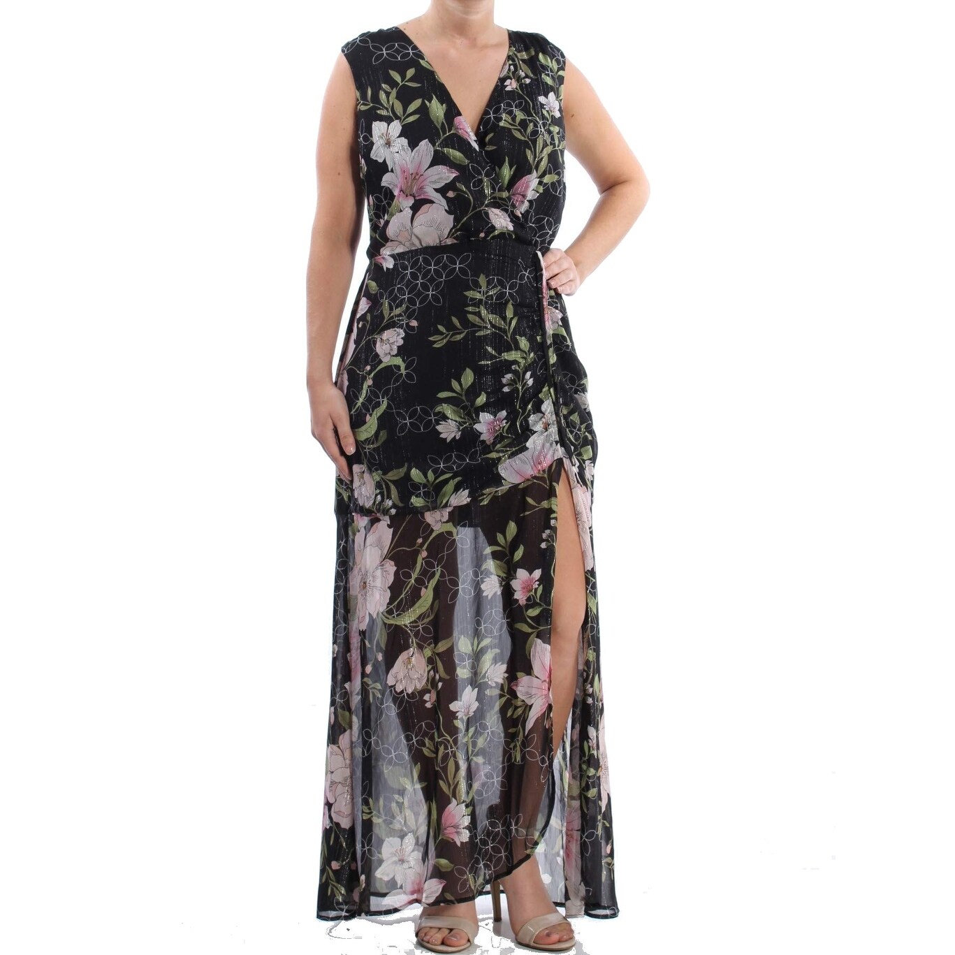 guess black maxi dress