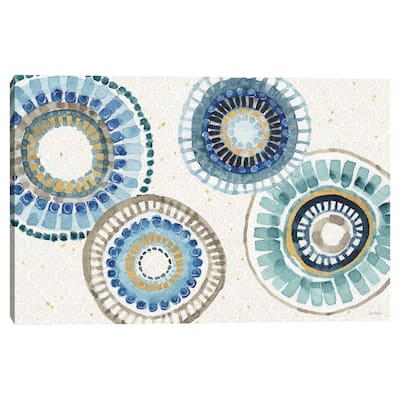 Indigold XXV by Lisa Audit Canvas Art Print