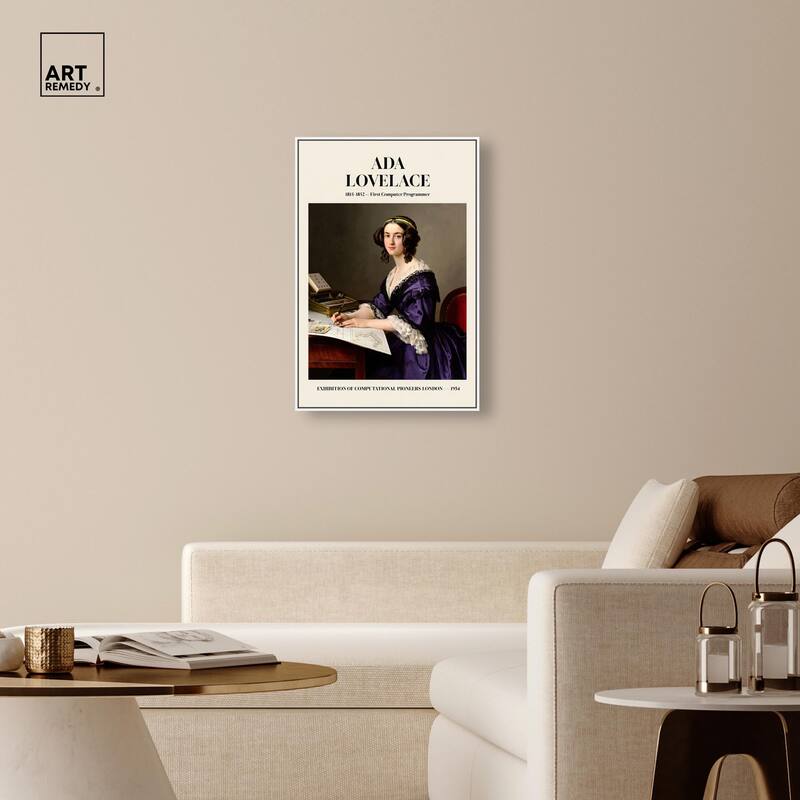 First Programmer Art Canvas by Art Remedy
