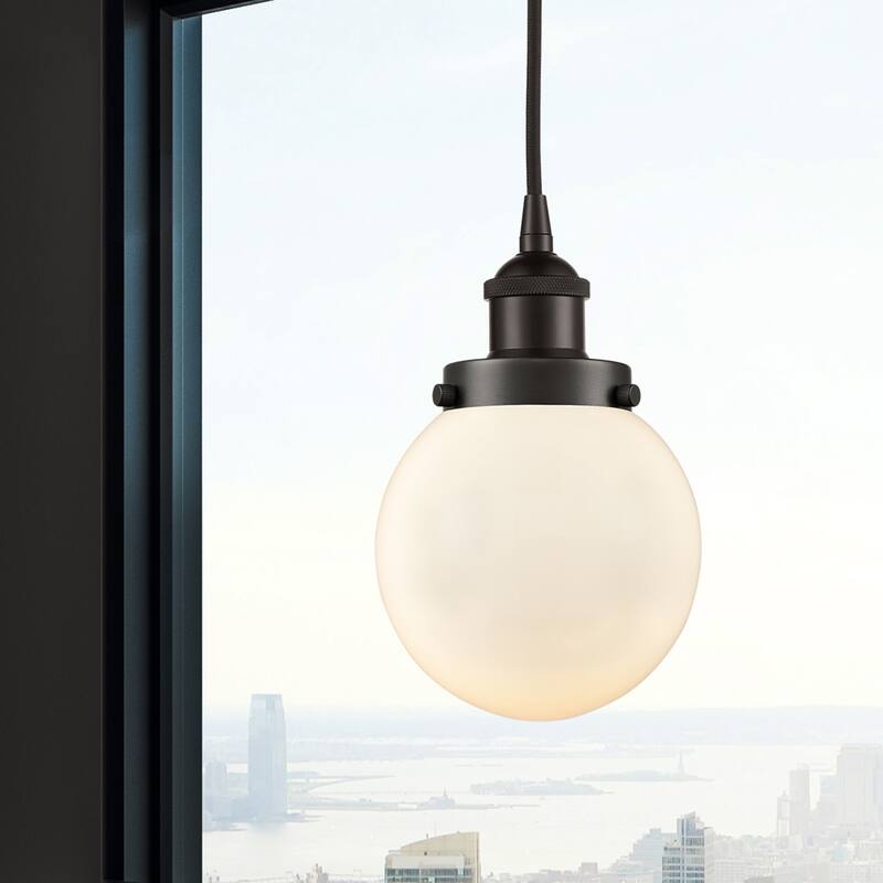 Innovations Lighting 616-1PH-10-6 Beacon Pendant Beacon 6" Wide Mini