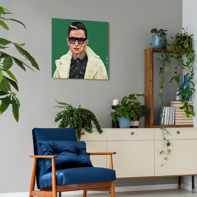 Empire Art Direct "Hip RGB" Printed Tempered Art Glass Wall Art - Multi-Color