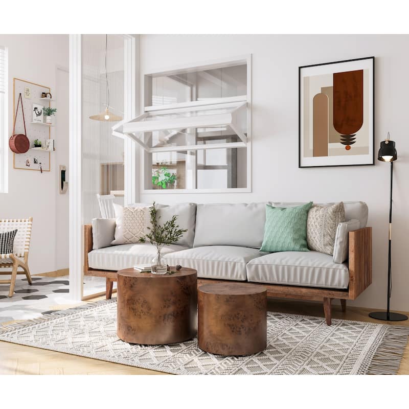 Nesting Coffee Table Set of 2 - Dark Brown