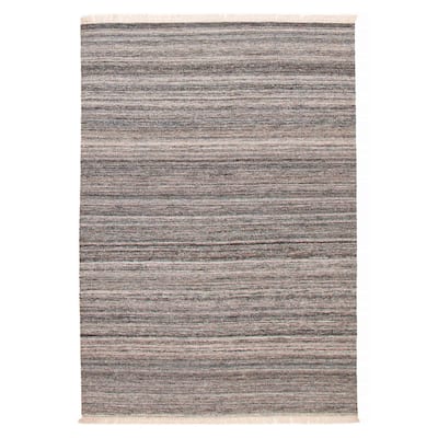 Boho Grey Kilim 5'3" x 7'8" - 5'3 x 7'8