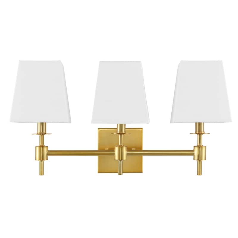 SAFAVIEH Lighting Chiaffreda 21-inch Modern & Contemporary Wall Sconce (3-Bulb) - 7Wx21Dx11H
