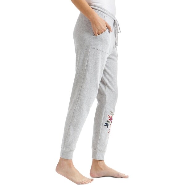 lucky brand embroidered sweatpants
