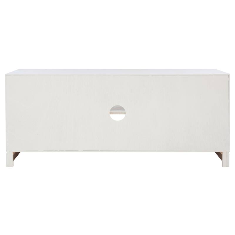 SAFAVIEH Bronwyn 2 Door 1 Shelf Media Stand - 47" W x 16" D x 20" H - 47Wx16Dx20H