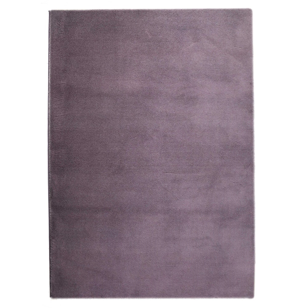 Emma Collection Thick Solid Color Area Rug