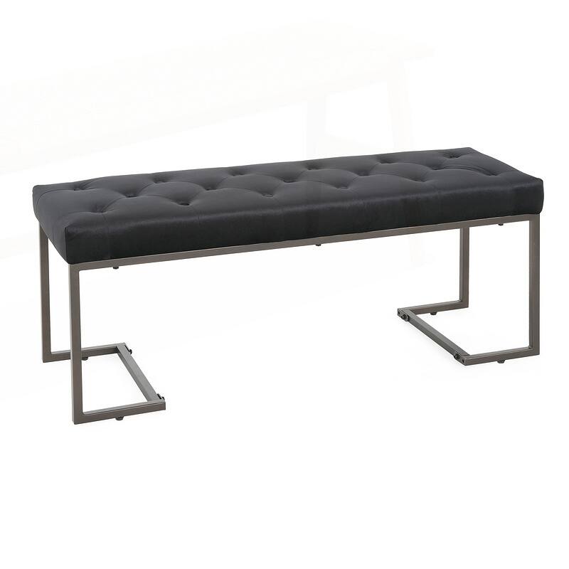 Sophisticated Upholstered Button Tufted Bench for Stylish Interiors
