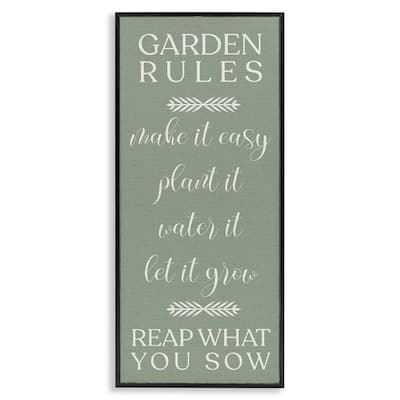 Stupell Reap What You Sow Gardening Framed Giclee Art Design By Lil' Rue