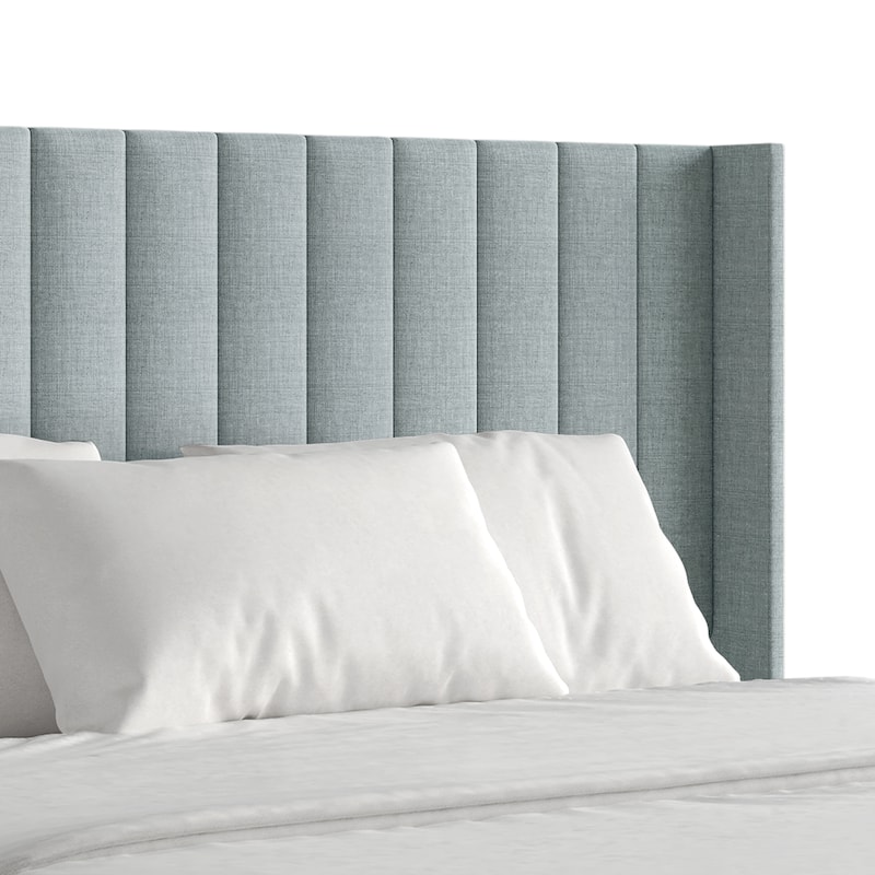CraftPorch Minimalist Wingback Platform Lift Up Storage Bed