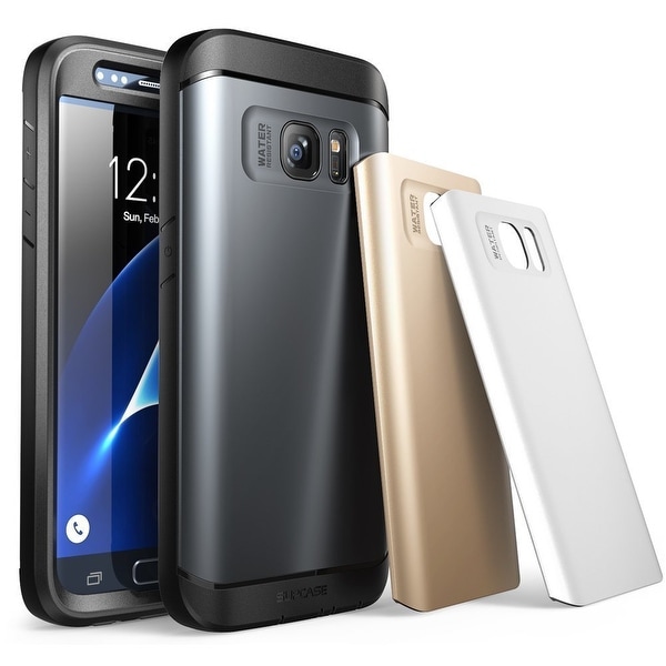 SUPCASE-Samsung Galaxy S7 Water Resistant Fullbody Protection Case(Gun Metal/Silver/Gold)