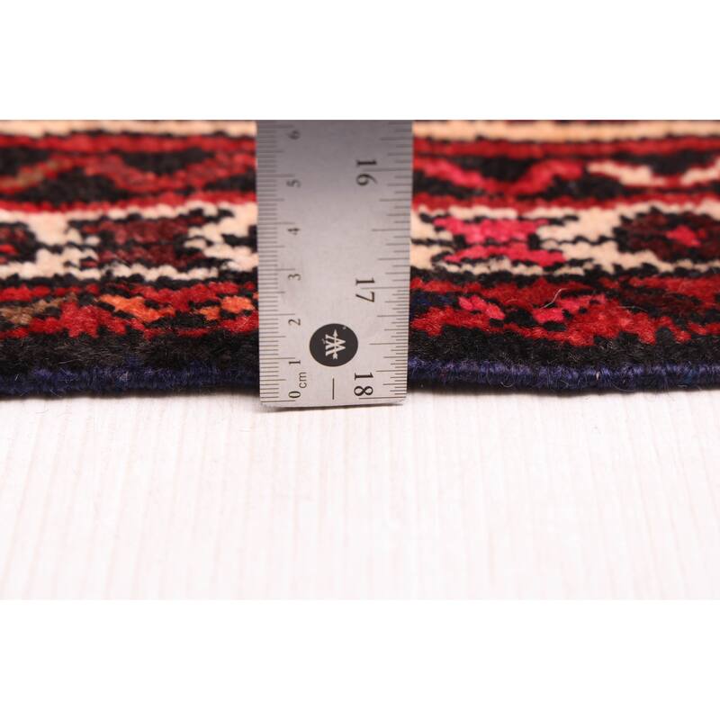 ECARPETGALLERY Hand-knotted Andelz Red Wool Rug - 2'8 x 12'0