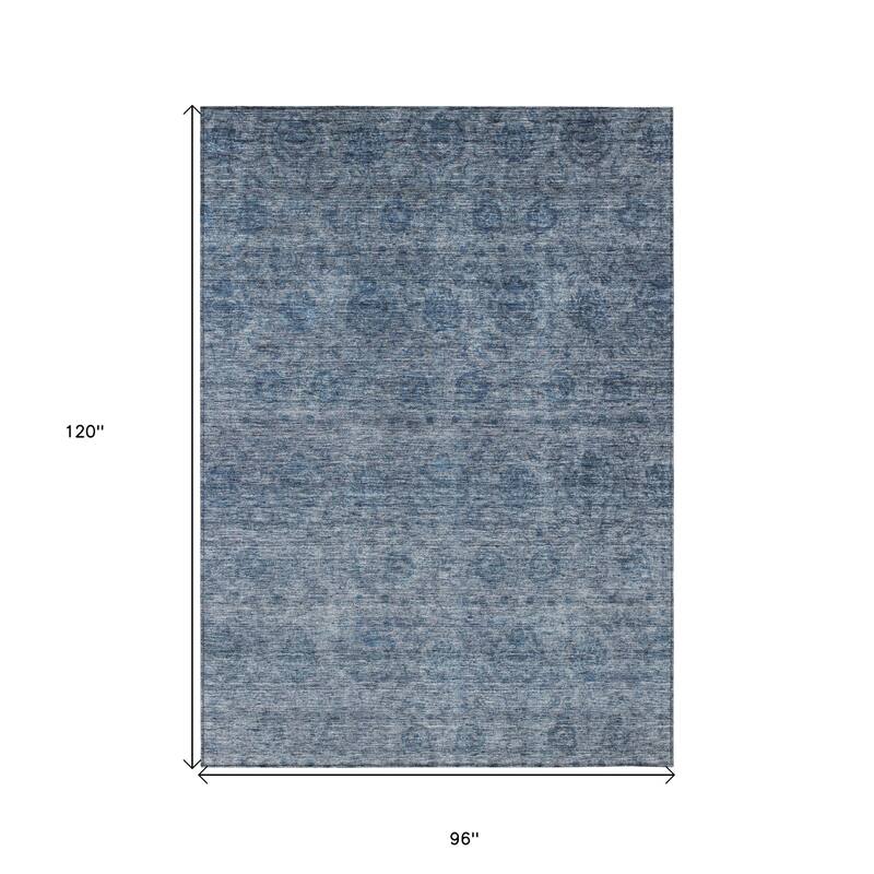 HomeRoots Floral Transitional Rectangle Outdoor Rug