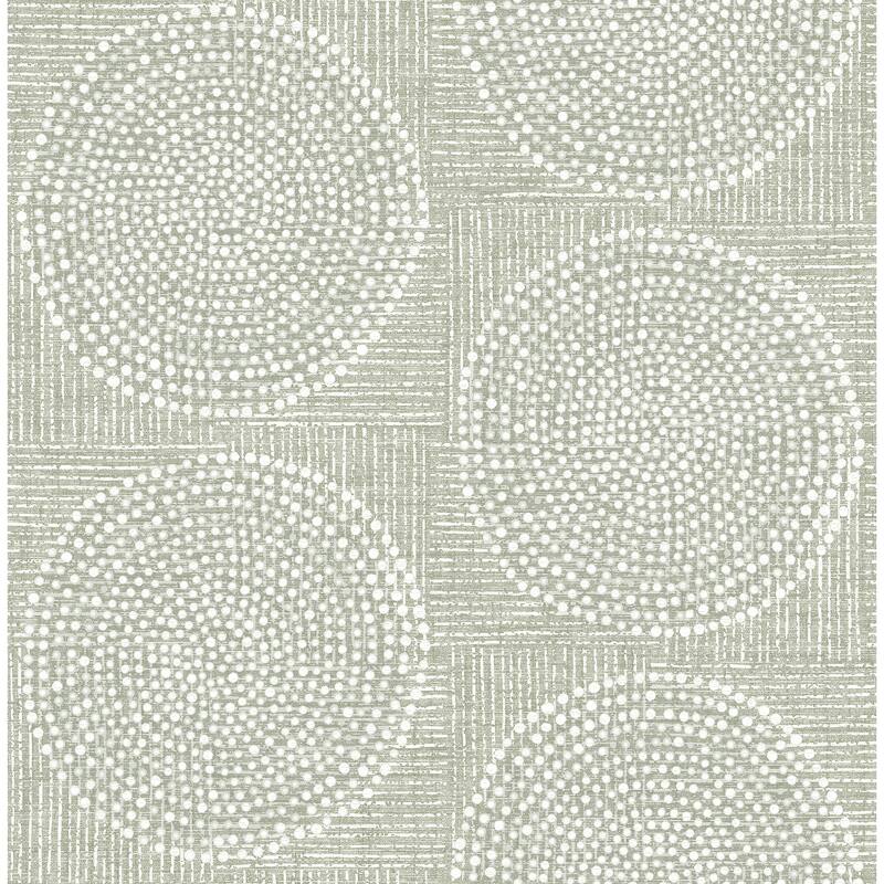 A-Street Prints Salma Sage Medallion Wallpaper