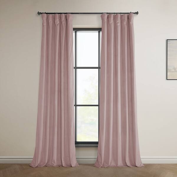 slide 2 of 127, Exclusive Fabrics Heritage Plush Velvet Curtain (1 Panel)