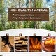 preview thumbnail 7 of 9, Outsunny Natural Rustic Distressed Wood Planter Box