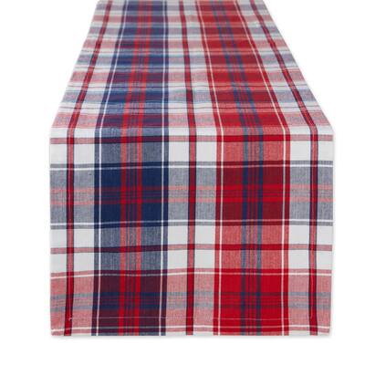 DII Americana Plaid Table Runner
