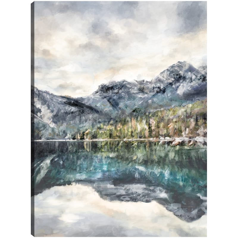 Lake Reflections By Studio Arts Canvas Art Print
