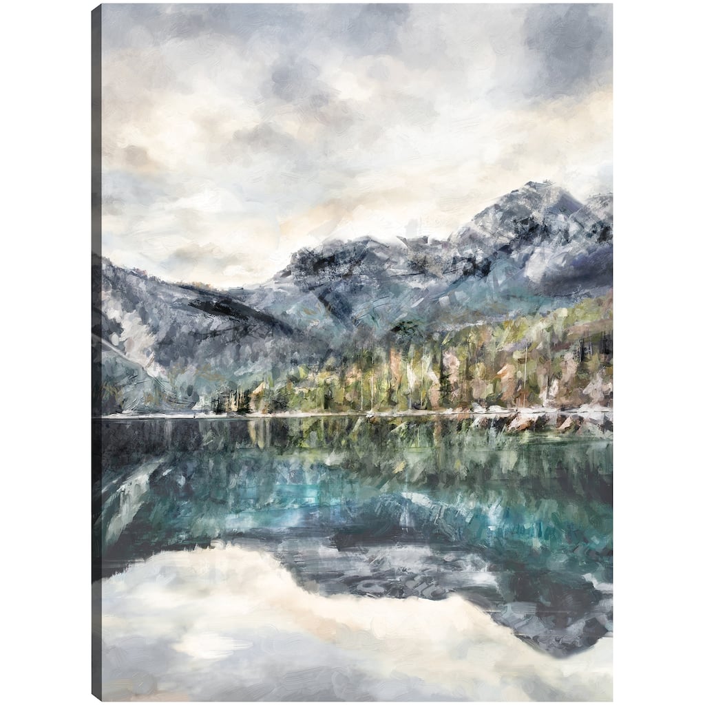 Lake Reflections By Studio Arts Canvas Art Print